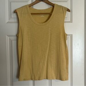 Yellow Sleeveless Top